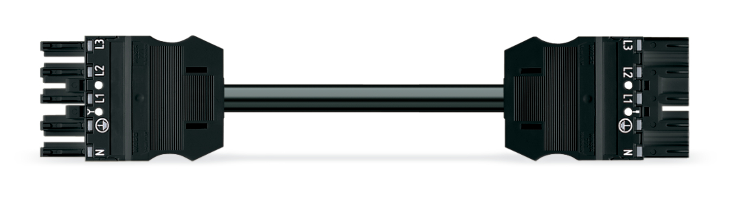 Wago 771-9995/007-501 Kabel Male-Fem 5M 5X2.5 Zw afbeelding 2
