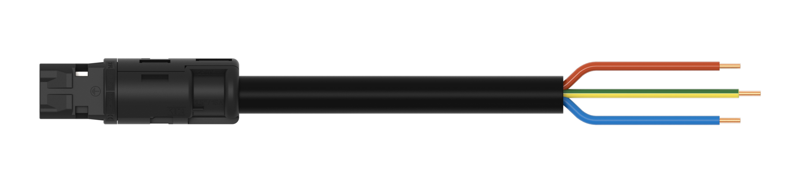 Wago 774-9993/207-701 Kabel Rd Male-Open 7M 3X2.5 afbeelding 2