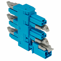 Wago 890-1907 Verdeler 5V 2P Blauw 1In-5Uit afbeelding 2