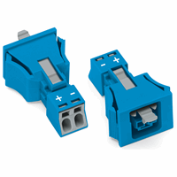 Wago 890-2102 Steker Female Mini 2Vk 2P Bl afbeelding 2