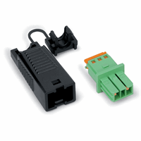Wago 893-1002 Fem Eib 2P Behuizing Groen afbeelding 2