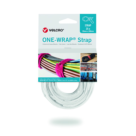 Velcro Ow20Wt One-Wrap Strap 20 X 200mm Wt1= afbeelding 2