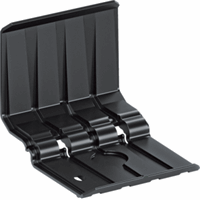 Klem BRN65 bodemprofiel 65x210 RAL9011 zwart afbeelding 2