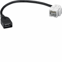 Keystone connector USB2 type A L=0,2m afbeelding 2