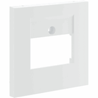 Centraalplaat 55mm TAE 3-v RAL9016 verkeerswit afbeelding 2
