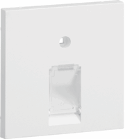 Centraalplaat 55mm UAE/IAE 1-v RAL9016 verkeerswit afbeelding 2