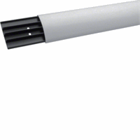 Vloergoot+deksel SL 18x75mm 4-kanaal R7035 l.grijs afbeelding 2