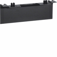 Plintpasstuk voor outlet univ. SL 80mm RAL9011 zwt afbeelding 2