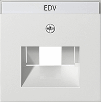 Gira System 55 Cpl UAE/IAE + netwerkaansl.doos + TK zuiver wit mat 028427 afbeelding 2
