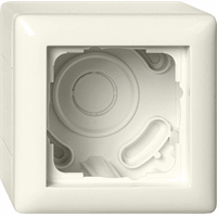 Gira System 55 Opbouwbehuizing 1-v afd.raam crème 106101