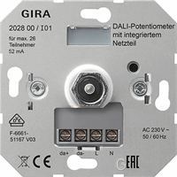 Gira Inb. dimmer Dali + netvoeding basiselement 202800 afbeelding 2
