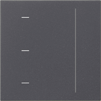 Gira System 55 Taster Touch S3000 antraciet 536528 afbeelding 2