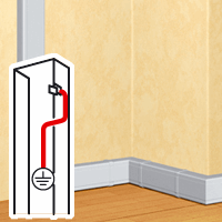 Legrand 011188 Aarddraad tbv Alu Wandgoot afbeelding 2
