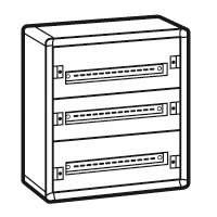 Legrand 020003 Kast Staal 600X575X147 3X25Mod afbeelding 2