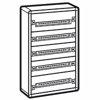 Legrand 020005 Kast Leeg 120Mod 5Rij afbeelding 2