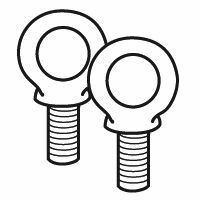 Legrand 020482 Xl3 Set Van 2 Hijsogen afbeelding 2