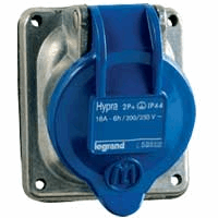 Legrand 052032 Inb WCD 230V 16A 3P Hypra Ip44 afbeelding 2
