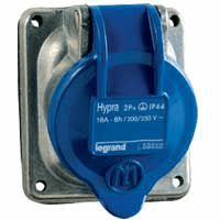 Legrand 052733 Inb WCD 230V 32A 4P Hypra Ip44 afbeelding 2
