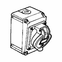 Legrand 053722 Box+WCD 230V 63A 3P Hypra Ip44 afbeelding 2