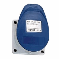Legrand 057354 WCD 16A 2P+A 250V Hypra Ip44 afbeelding 2