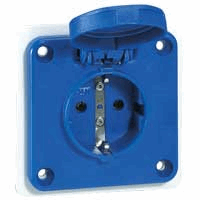 Legrand 057672 Inb WCD RA 250V 16A 3P Bw P17 afbeelding 2