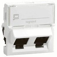 Legrand 076506 Data Mod Rj45 Ftp 2Mod Wt afbeelding 2