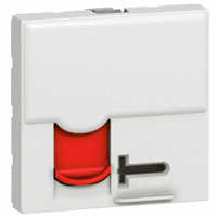 Legrand 076596 Dataconn 1Xrj45 C6 Stp 2M Wt afbeelding 2