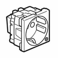 Legrand 077212 WCD RA Inb 1V+Led Wit afbeelding 2