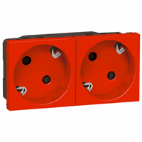 Legrand 077281 Wandcontactds 2-Voud 45Gr. 2X2 afbeelding 2