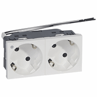 Legrand 077290 WCD RA Inb 2V 45Gr+Led Wit afbeelding 2