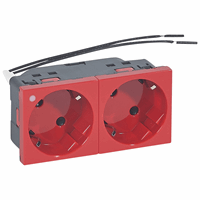 Legrand 077291 WCD RA Inb 2V 45Gr Rood+Led afbeelding 2