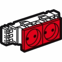 Legrand 077412 WCD RA 2V Zijaansl Rood afbeelding 2