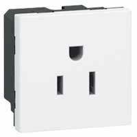 Legrand 077504 Mosaic Wandcontactdoos 2P+A Us afbeelding 2
