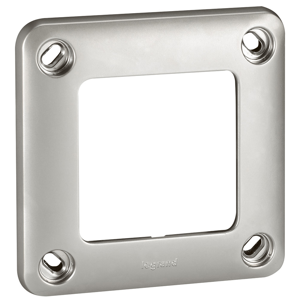 Legrand 077851 afdekraam 1V Sv Alu afbeelding 2