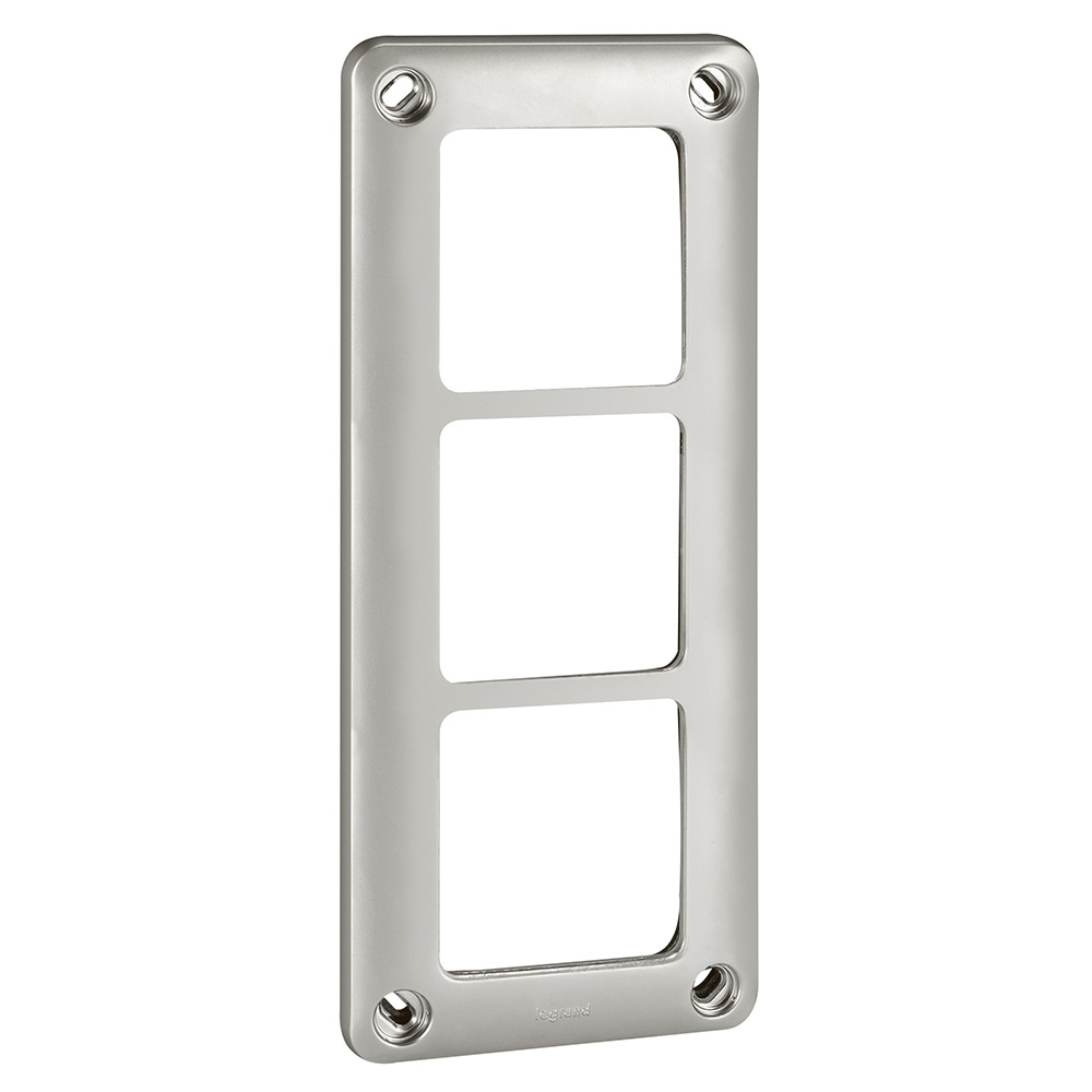 Legrand 077853 afdekraam Soliroc Zamac 3-Voud afbeelding 2