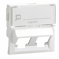 Legrand 078613 Mosaic 2Mod Schuin Rj45 Utp afbeelding 2