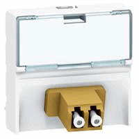 Legrand 078618 Mosaic 2Moduuls WCD Glasvezel afbeelding 2