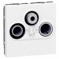 Legrand 078786 R+Tv+Sat Aansluiting 2 Mod Od afbeelding 2