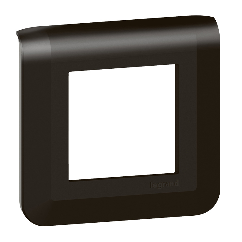 Legrand 079042L Mosaic afdekraam 2 Mod Zwart afbeelding 2