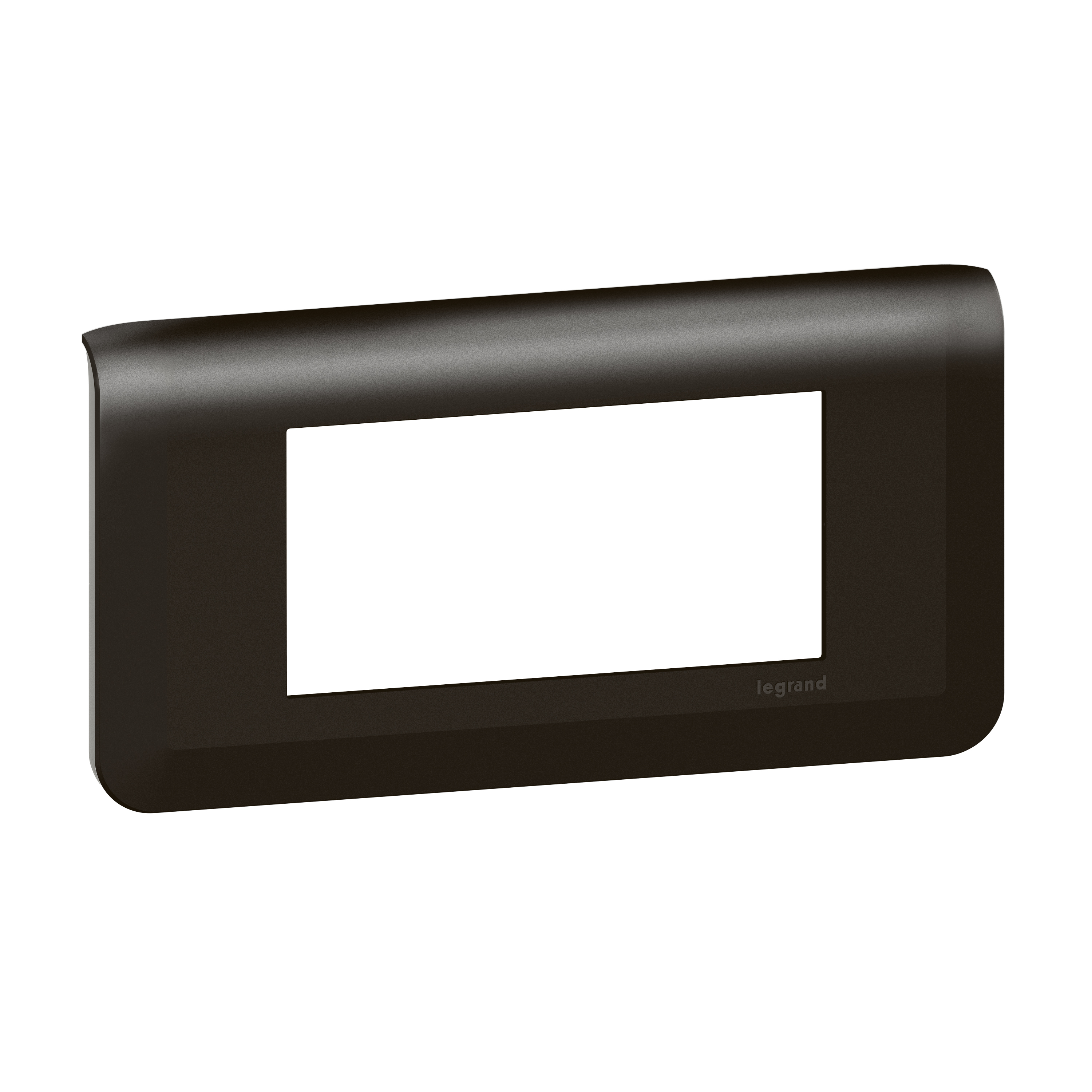 Legrand 079054L Mosaic afdekraam 4 Mod Zwart H afbeelding 2