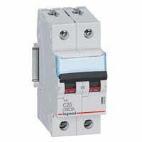 Legrand 403529 Mcb Tx3 2P C20A 6000 A afbeelding 2