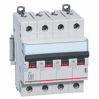Legrand 403568 Mcb Tx3 4P C63A 6000 A afbeelding 2