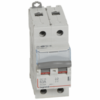 Legrand 406441 Schak. Dx3 2P 63A - 2 Mod afbeelding 2