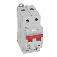 Legrand 406528 Schak. Dx3 2P 63A Rode Hendel afbeelding 2