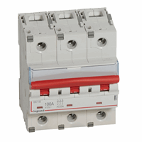 Legrand 406538 Schak. Dx3 3P 100A Rode Hendel afbeelding 2
