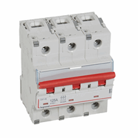 Legrand 406539 Schak. Dx3 3P 125A Rode Hendel afbeelding 2