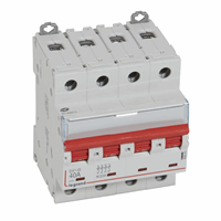 Legrand 406543 Schak. Dx3 4P 40A Rode Hendel afbeelding 2