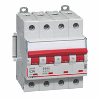 Legrand 406544 Schak. Dx3 4P 63A Rode Hendel afbeelding 2
