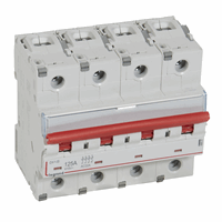 Legrand 406547 Schak. Dx3 4P 125A Rode Hendel afbeelding 2