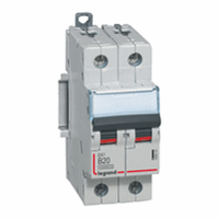Legrand 408943 Mcb Dx3 2P B20A 10000 A afbeelding 2